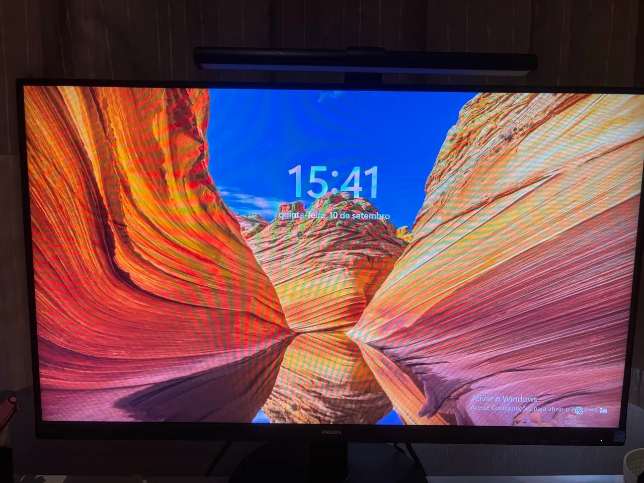 Monitor Philips 27 Polegadas- IPS Full HD HDMI - 272V8A - Pouquíssimo Uso - Foto 3