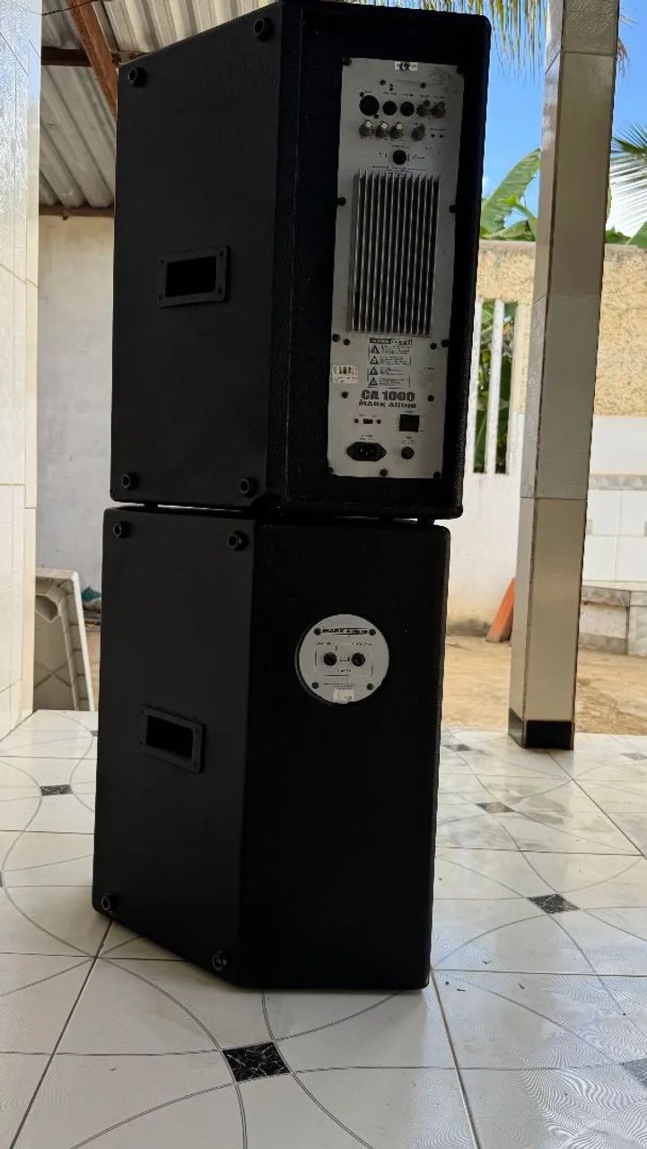 VENDO PAR DE CAIXAS MARK ÁUDIO 1000W - Foto 3