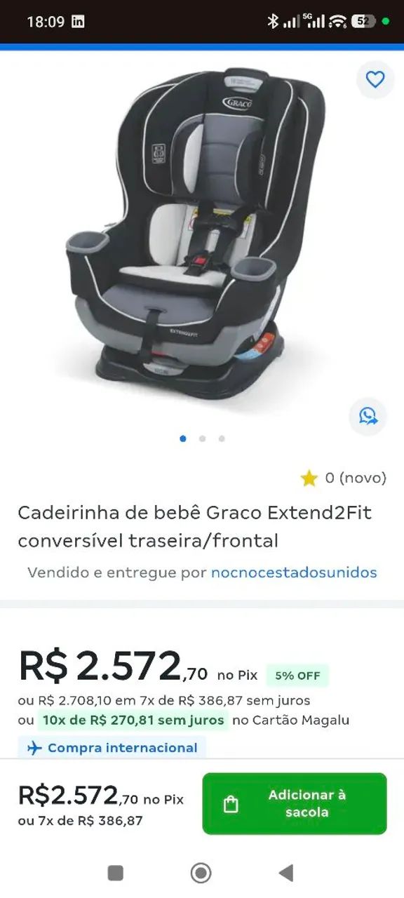 Cadeira 2 em 1 Graco  - Foto 5