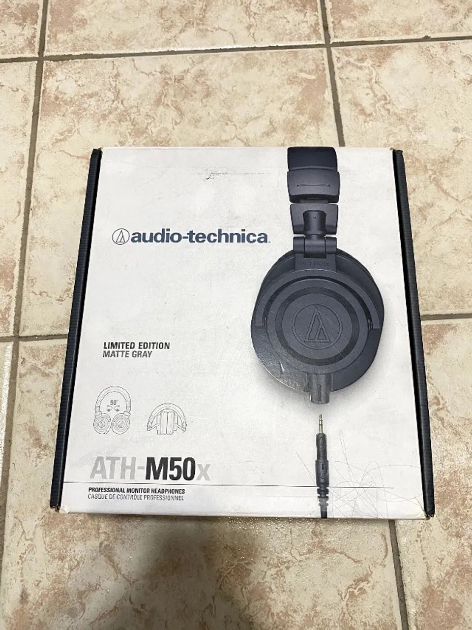 Fone Audio Technica ATH M50X Cinza Chumbo Edição Limitada - Foto 5