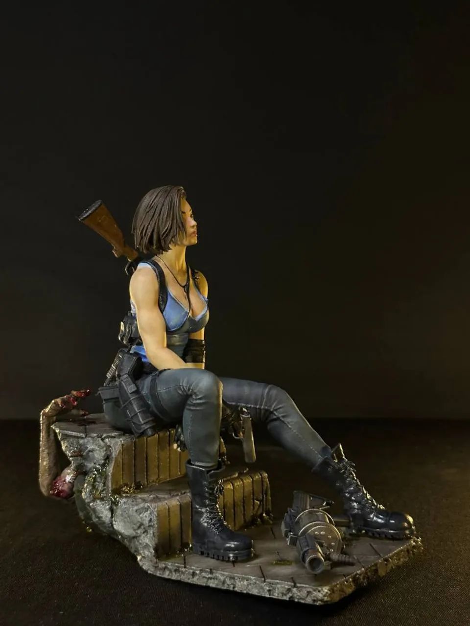 Jill Valentine de Resident Evil 3 - figure de resina.