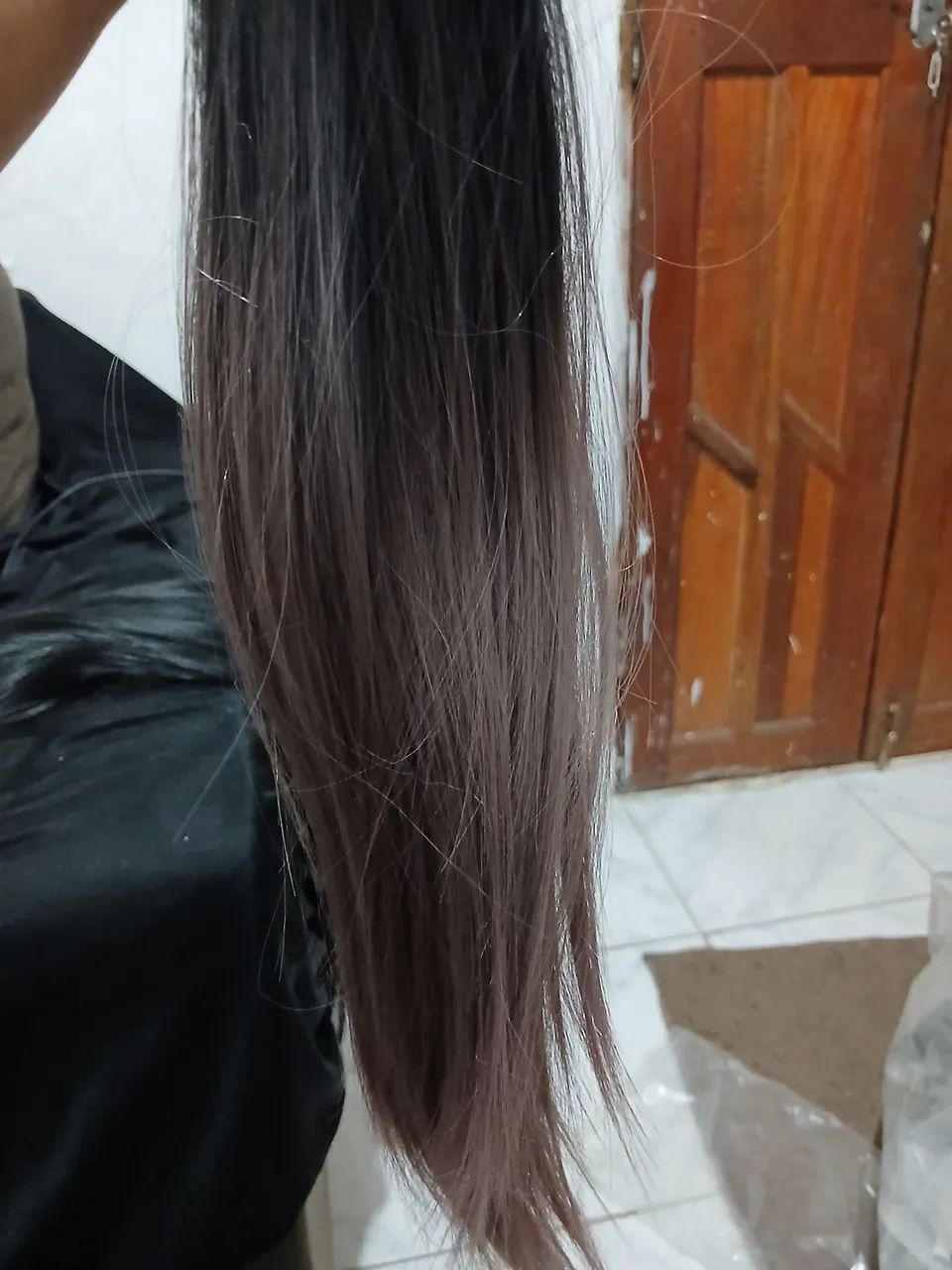 Rabo de cavalo mesclado 50 cm  - Foto 4