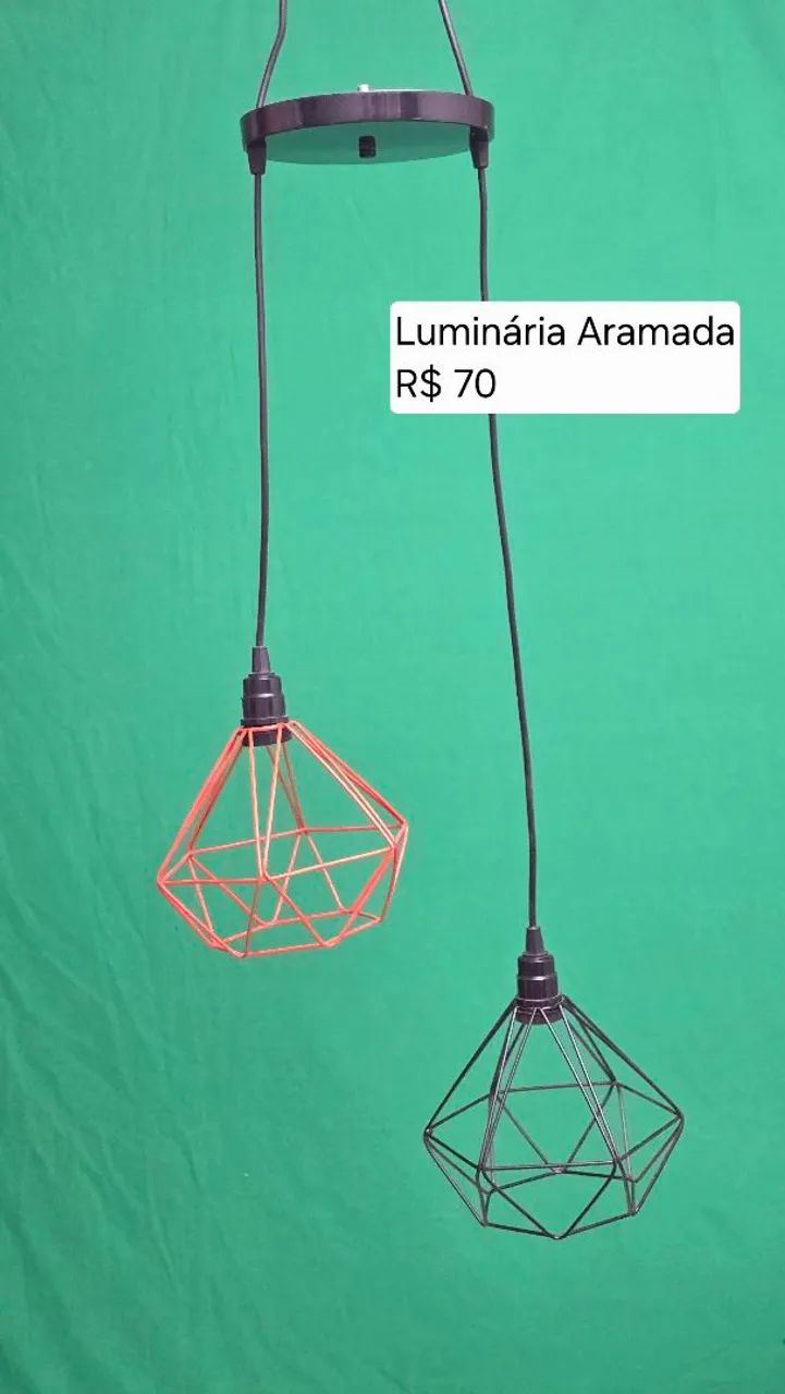 Luminária Aramada