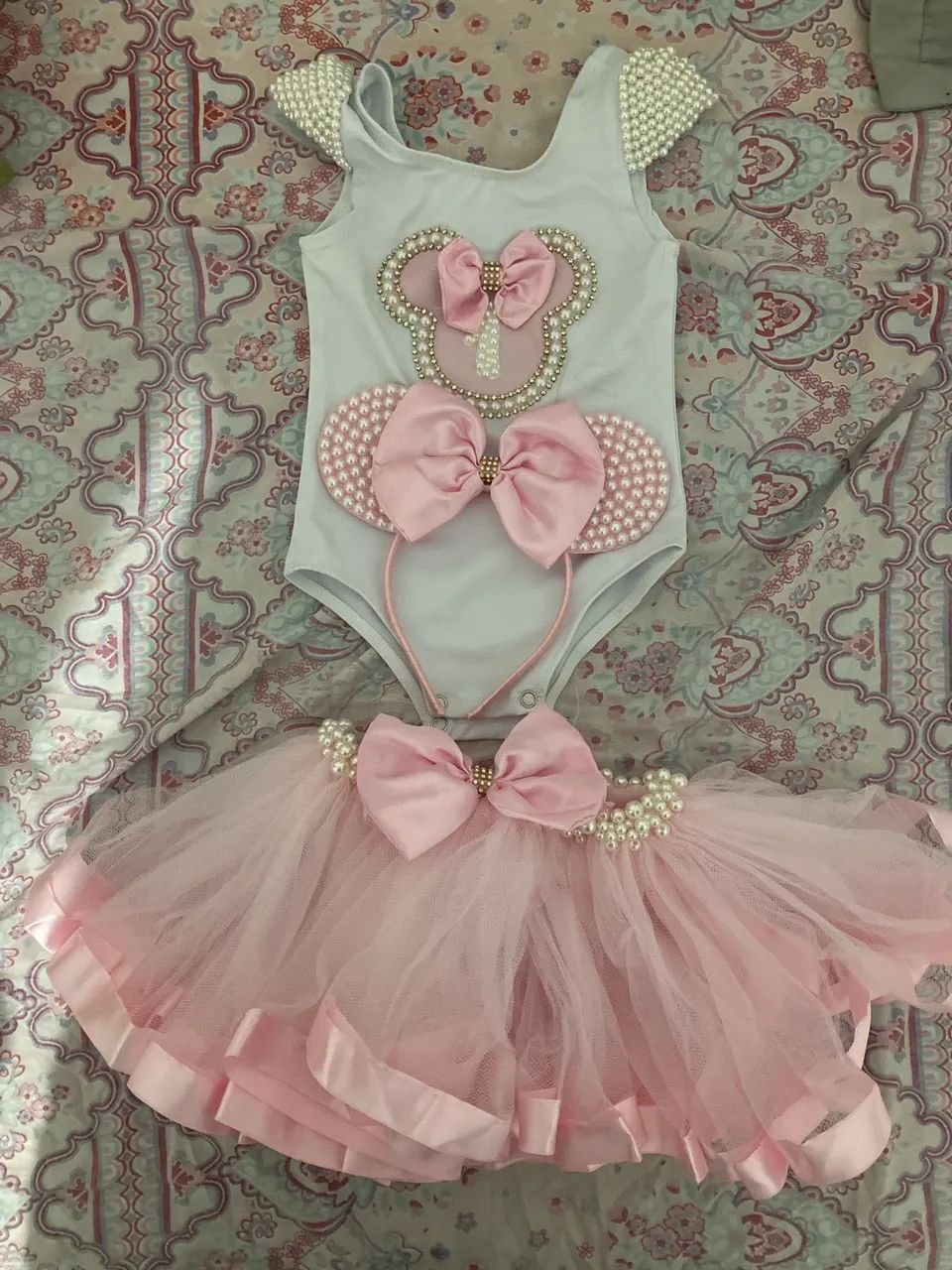 Fantasia Minnie Mouse Rosa Ballet - Foto 4