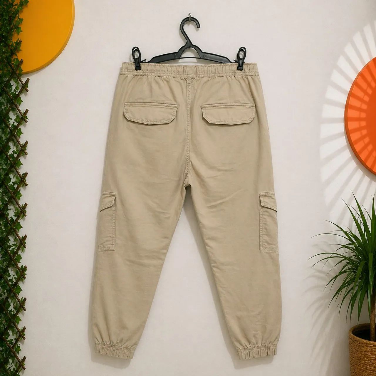 Calça Jogger Youcom Bege 42 - Foto 3
