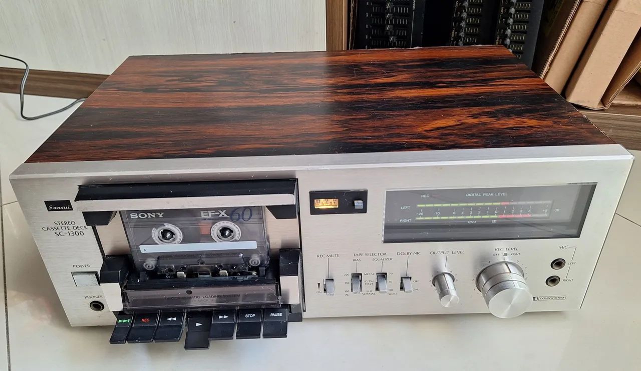 TAPE DECK SANSUI SC-1300. ( LINDO ) - Foto 3