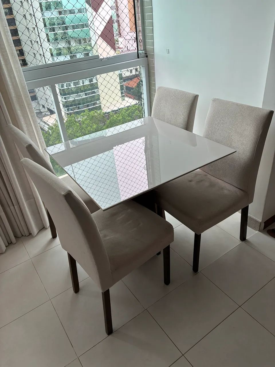 Conjunto de mesa 90 cm