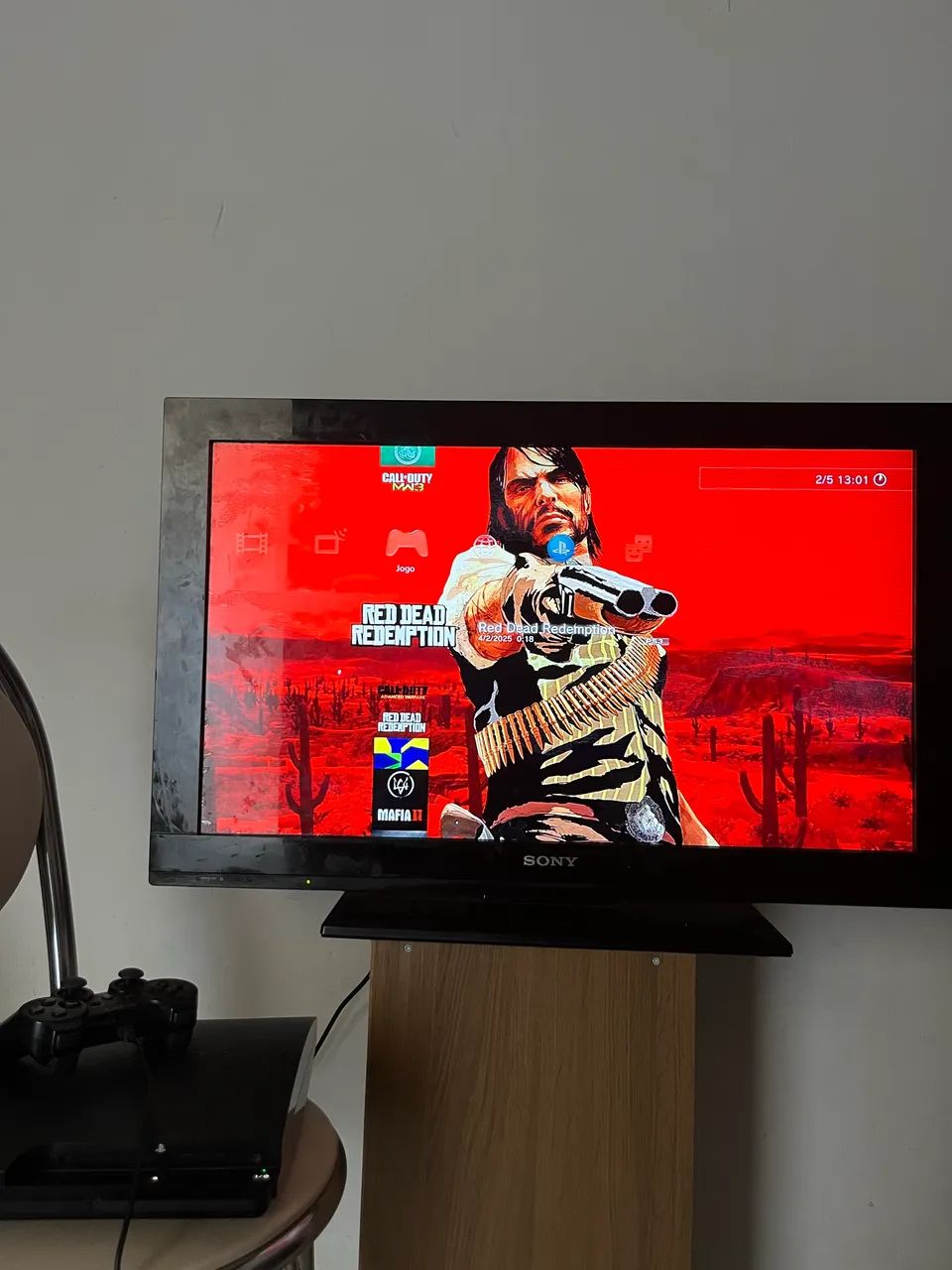 PlayStation 3 + tv 32 polegadas 