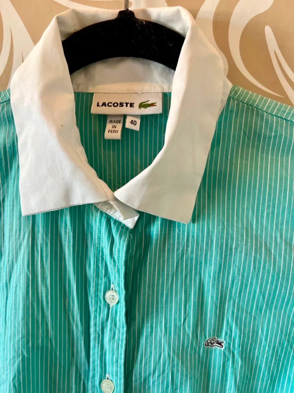 Camisa Lacoste feminina TAM 40 - Foto 2