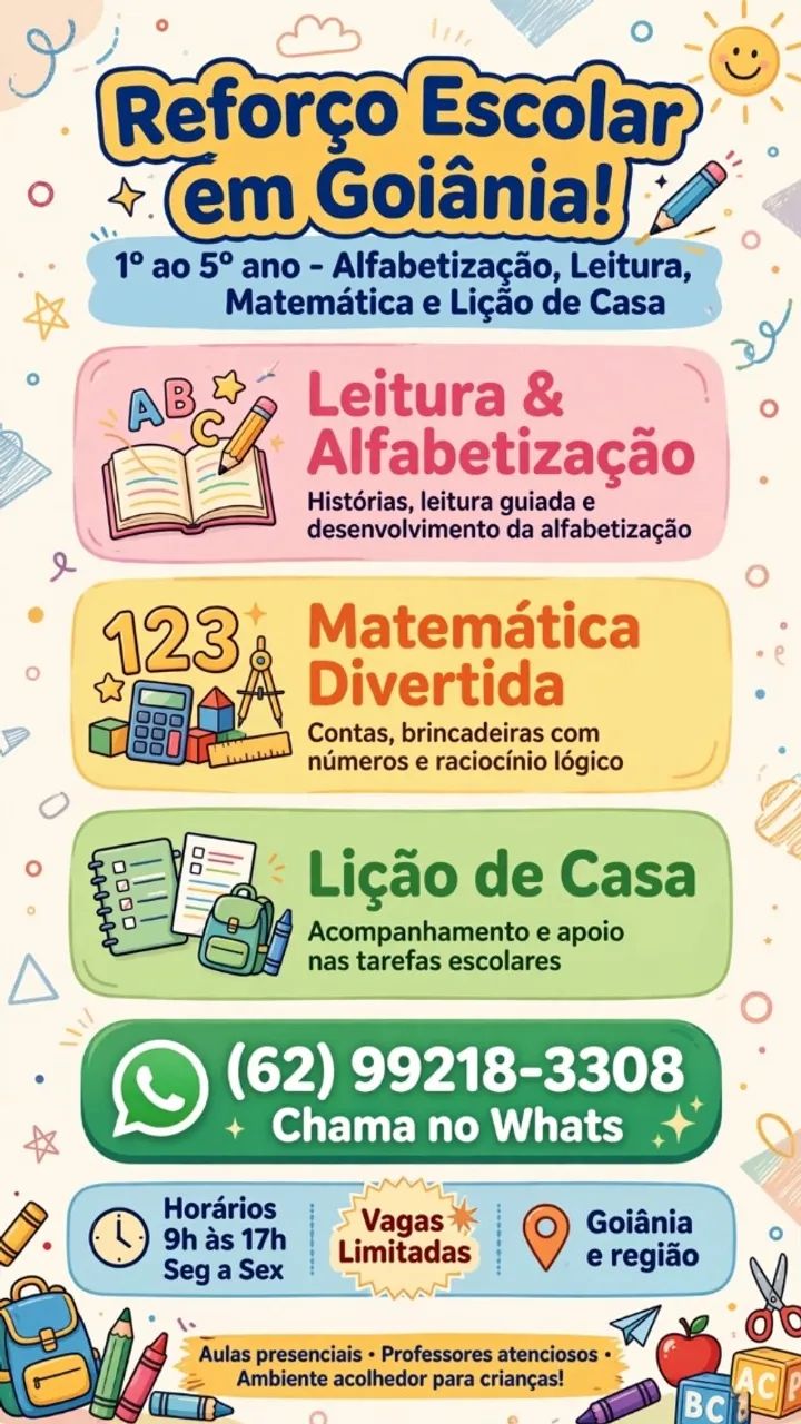 Reforço Escolar em Goiânia! - Foto 2