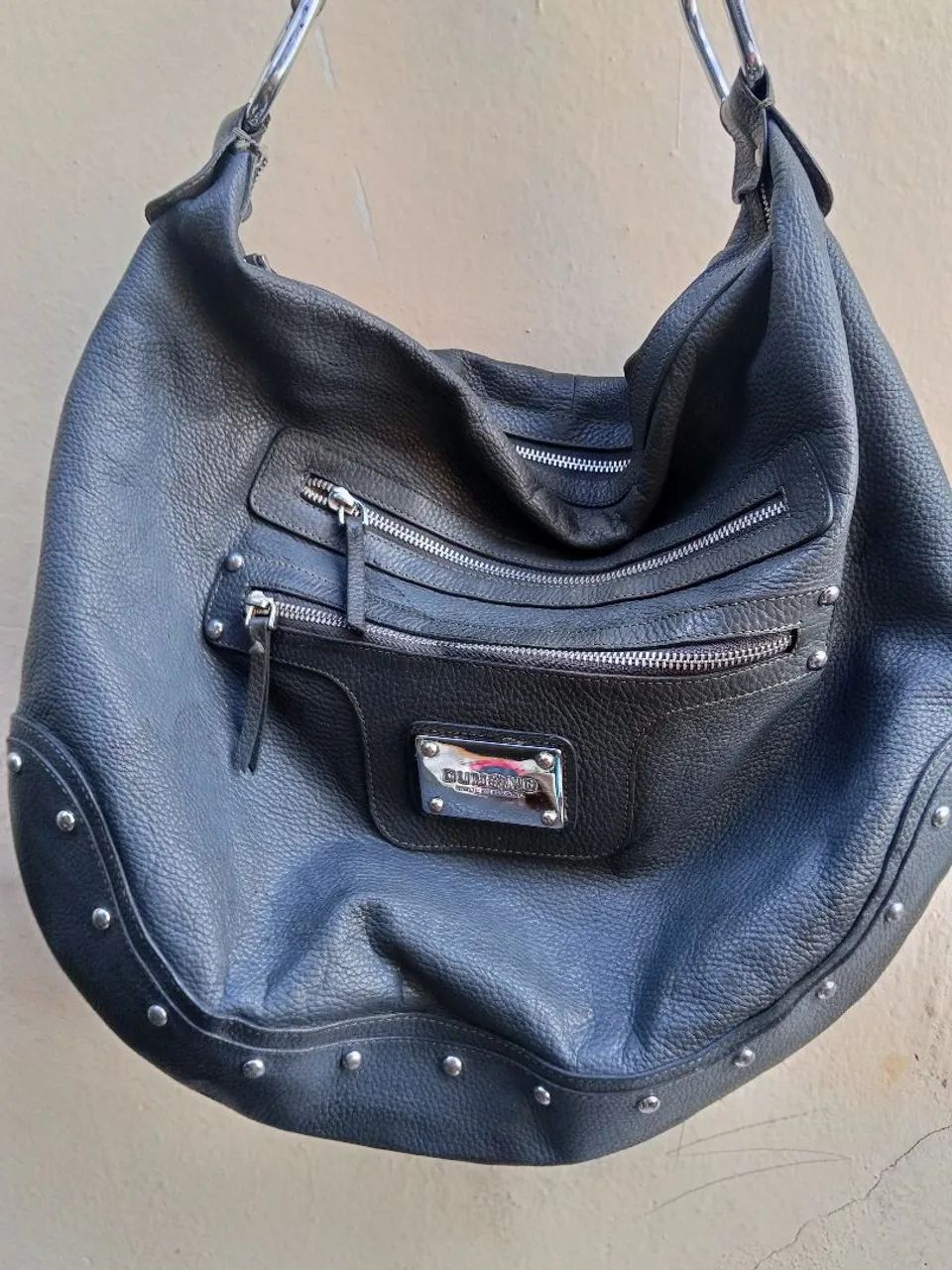Bolsa de couro legítimo tamanho 40 x 40 - Foto 2