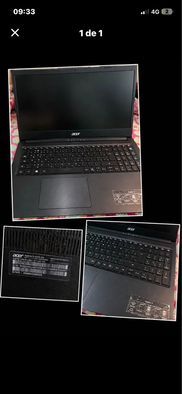 Notebook acer