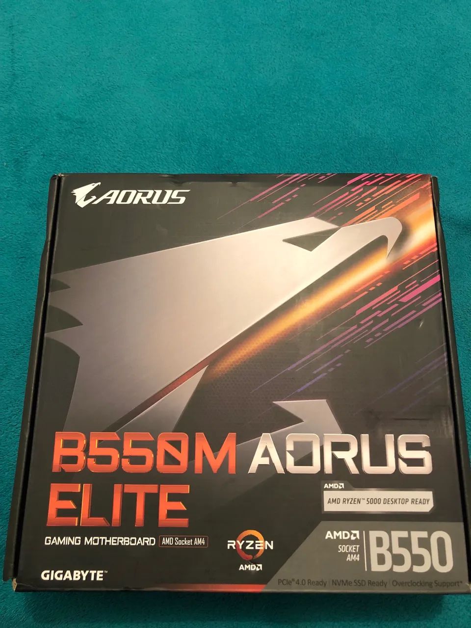 Placa mãe aorus elite b550m