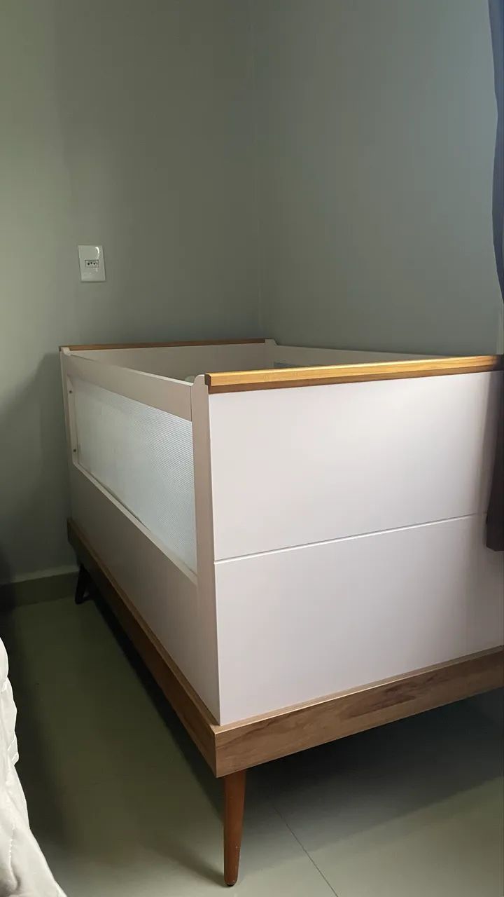 Berço MDF Rosa  - Foto 3