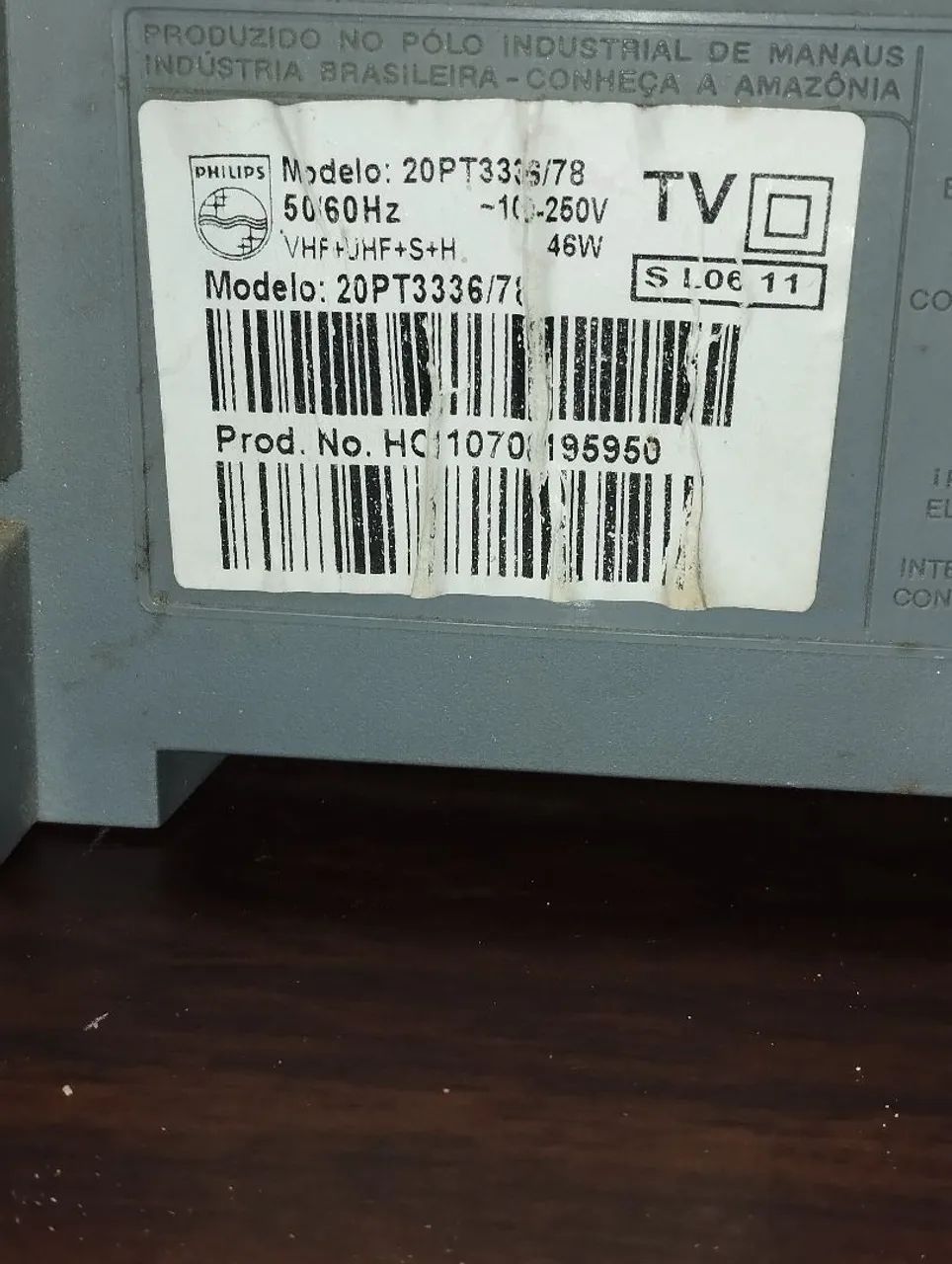 Tv de Tubo Philips 20 polegadas  - Foto 2