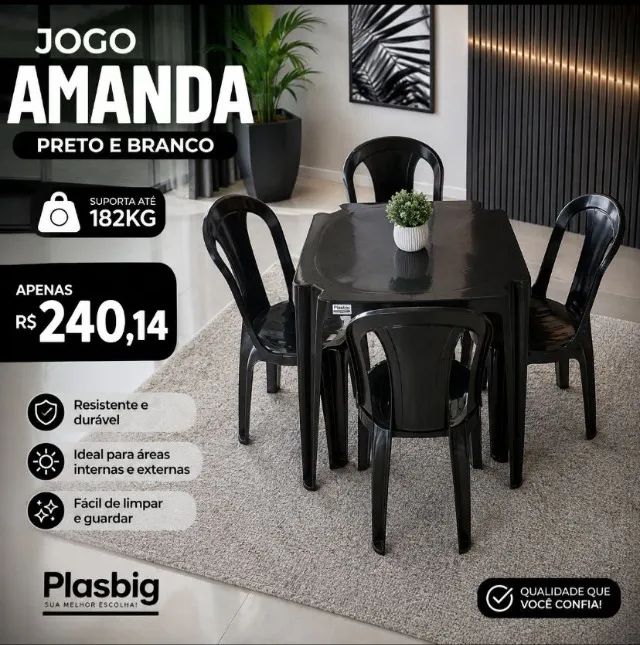 JOGO DE PLASTICO