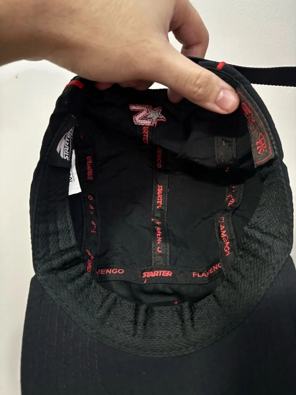 BONÉ FLAMENGO - 5 PANEL - PRETO e VERMELHO - ORIGINAL STARTER - Foto 3