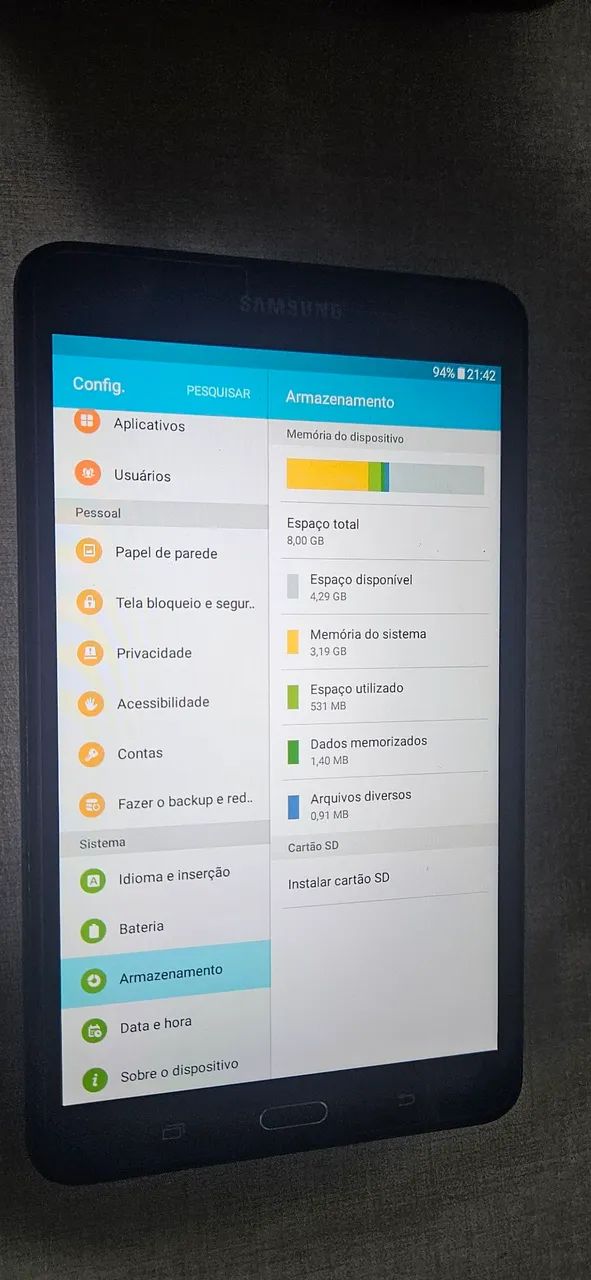 Tablet sansung sm t280 - Foto 3