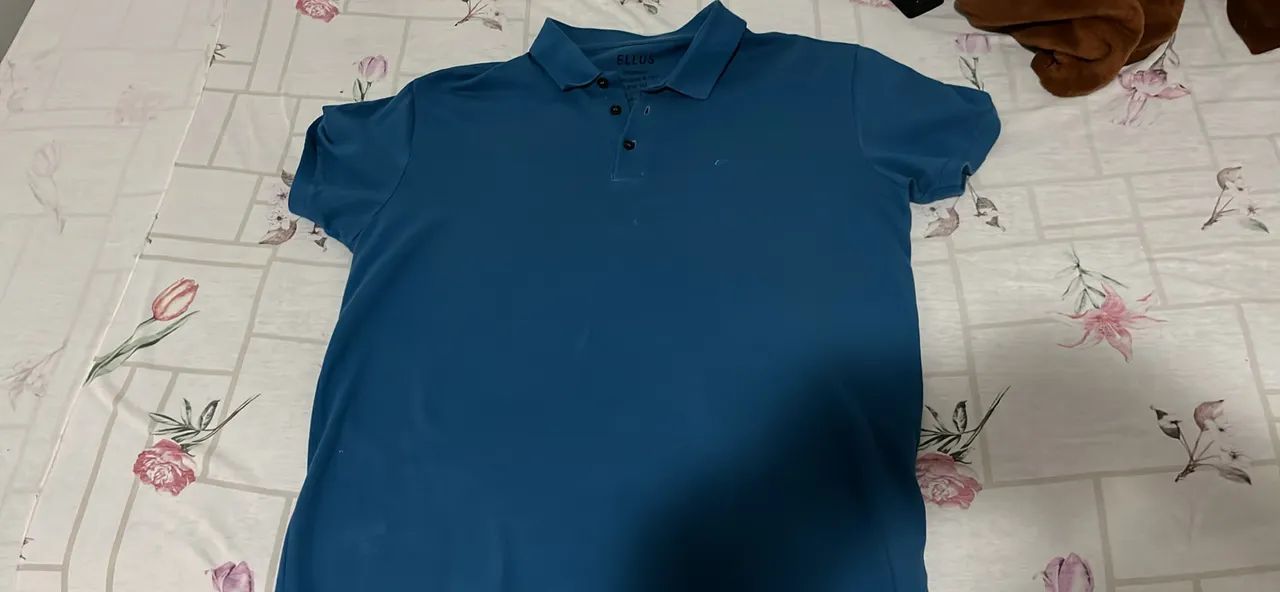 Camisa Polo Ellus Original Masculina Azul - Foto 2