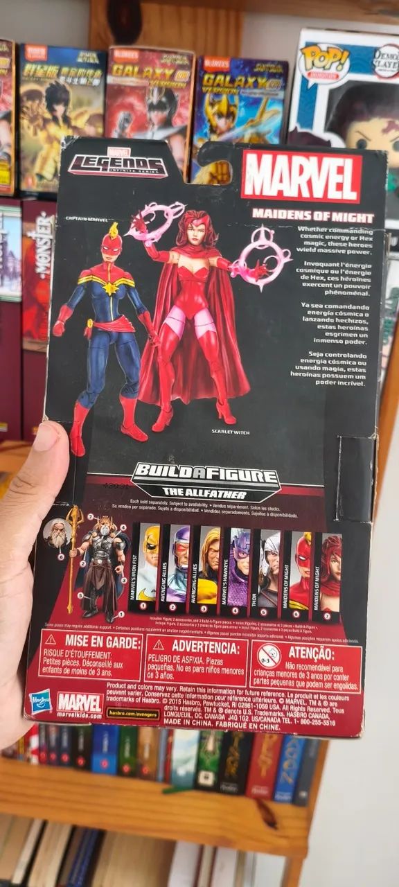 Capitã Marvel - Marvel Legends - Maidens of Might BAF Allfather - Foto 2