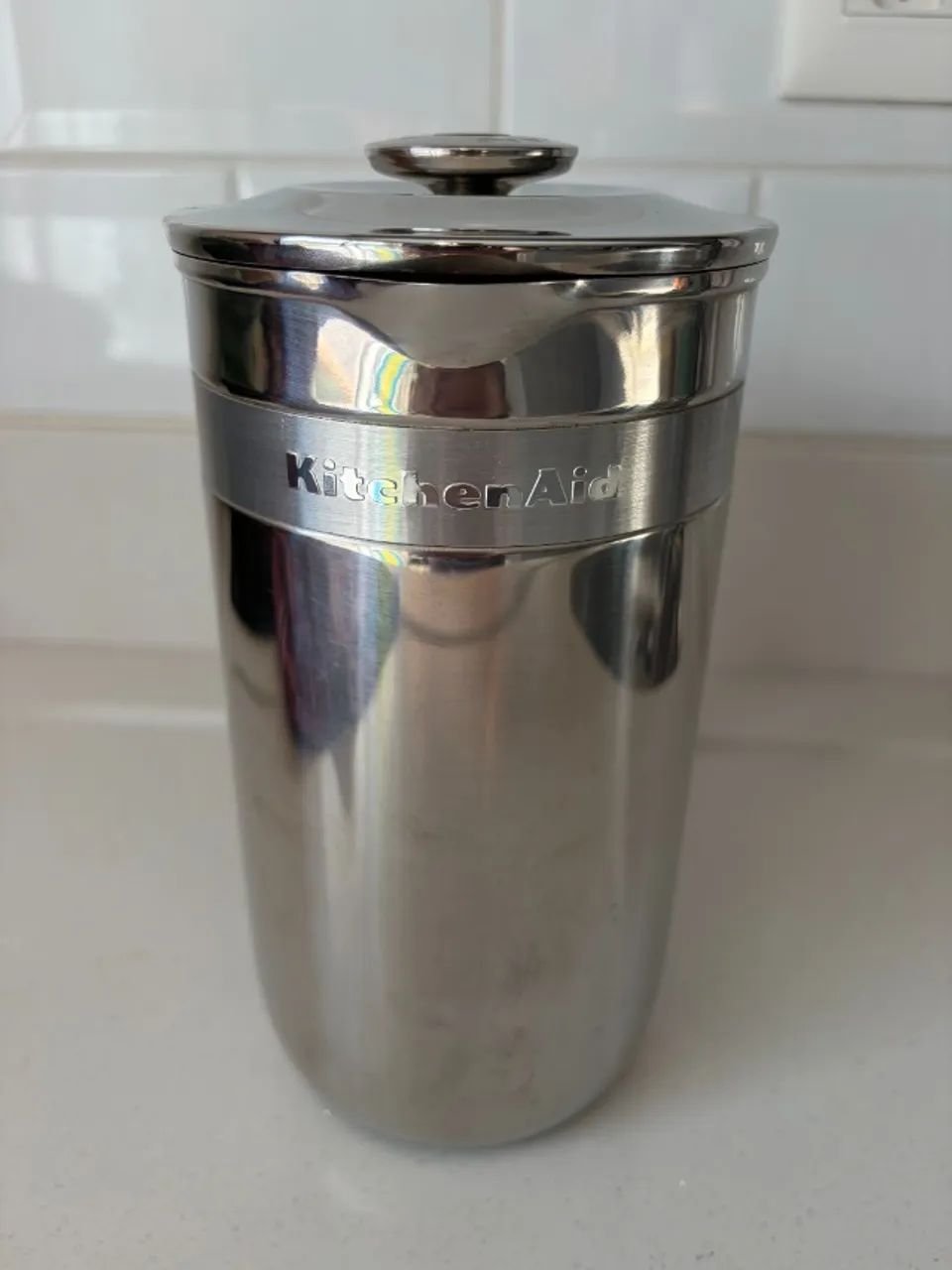 Prensa Francesa KitchenAid - Inox com Balança e Timer Integrados - Foto 2