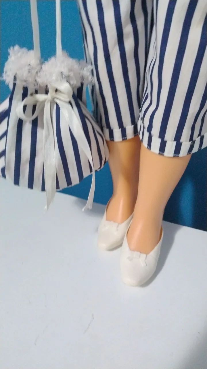 Boneca Ganha Nenê/ Grávida Antiga  - Foto 3