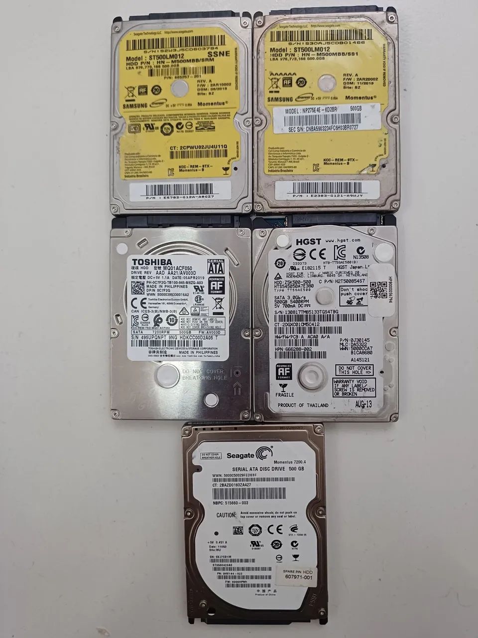 5 HDs 500 GB notebook 2.5 - Foto 4