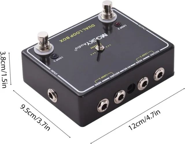 Pedal Mosky Audio Dual Loop Box - chaveador do tipo True Bypass  - Foto 3
