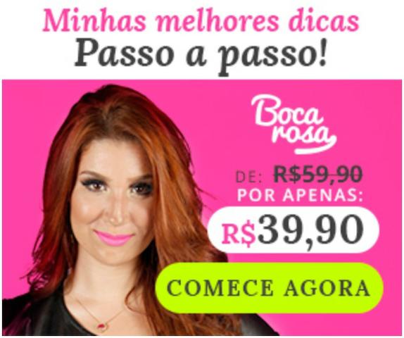 Curso de maquiagem boca rosa ,ganhe muito com isso