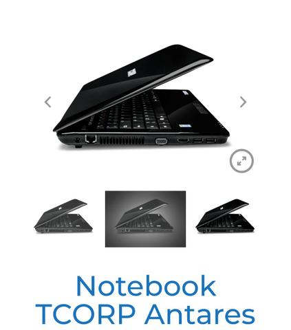 Notebook tcorp antares modelo i3 4gb hd 500 gb