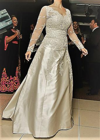 Vestido de noiva LINDÃO + sapato - Foto 2