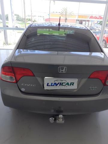 Honda Civic 2010 LXL cinza Manual Flex ipva 2020 total pago - Foto 3