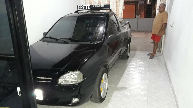 Pick corsa bem conservada ano 2003 troco também en carro fechado . Ops só não tem ar e - Foto 2