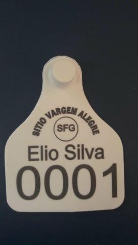 Brincos personalizados bovinos