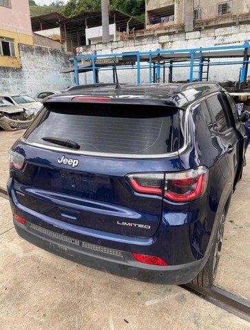 Jeep Compass 2.0 Flex 2021 Motor Retrovisor Farol Porta Airbag Capo Lanterna Sucata - Foto 2
