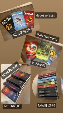 Coleção Da Série Maze Runner 6 Livros