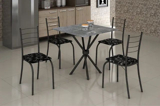 Mesa 4 Cadeiras Rio !! Tt8761m