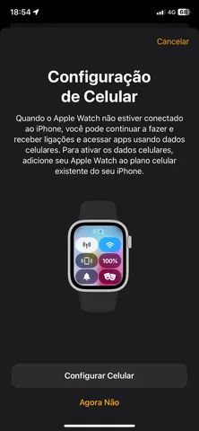 Apple Watch 8 LTE+GPS cartao 12x - Foto 4