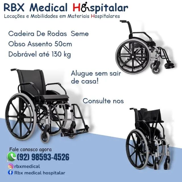 Monitores Multiparamétrico cadeira de rodas andadores e muleta para aluguel em Manaus - Foto 2