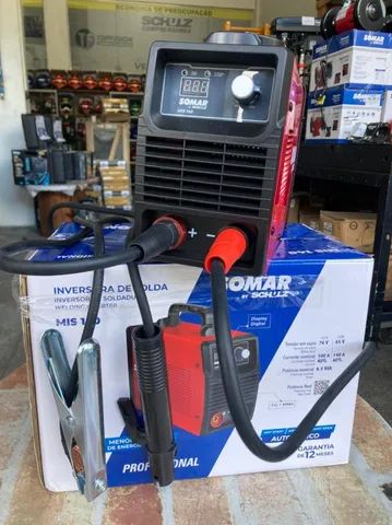 Máquina de Solda Profissional Inversora 140A Bivolt manual Somar  - Foto 3