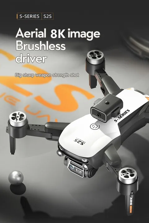 Drone S2S 8K - Câmera 4K - Brushless - Novo