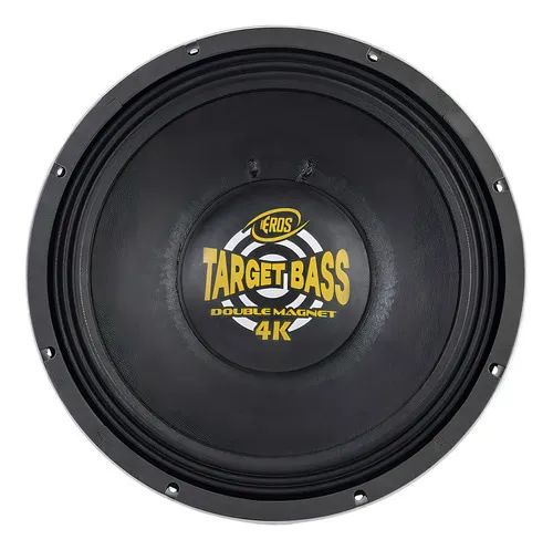 Woofer Eros 2000 Rms Target Bass 4.0 15 Polegadas Target 4k Cor Branco