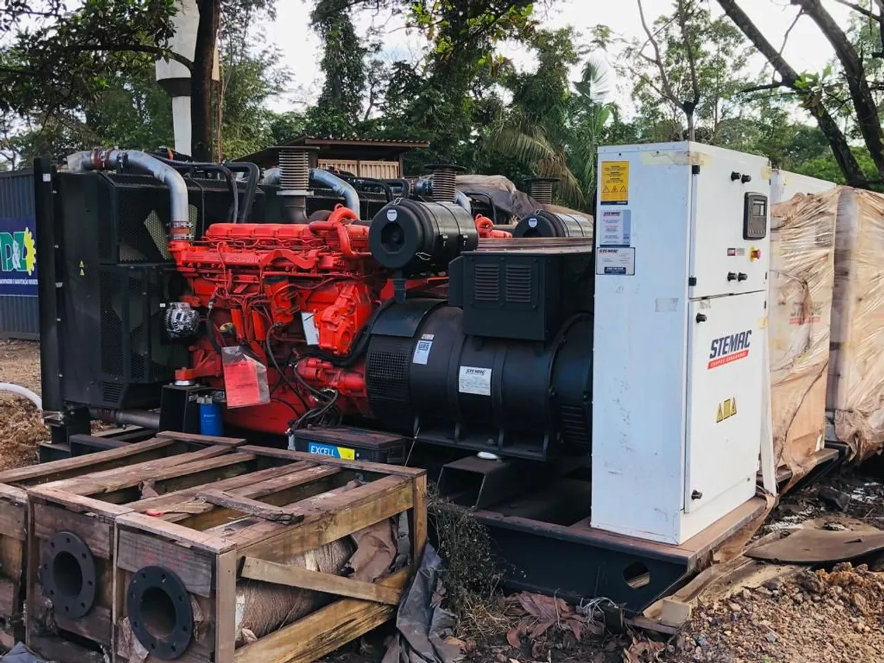 Gerador de Energia 500 KVA (CADA) Stemac 2022 Nunca Rodados Motores Scania