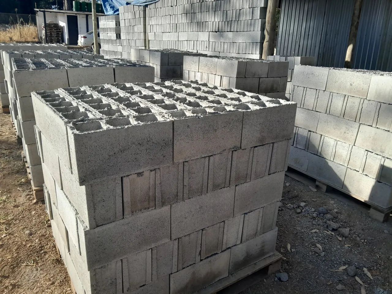 Blocos pré-moldados 