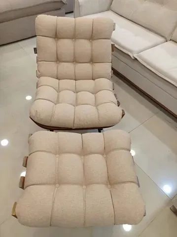 Poltrona Florença com Puff. Produto Novo. Pronta entrega. - Foto 2