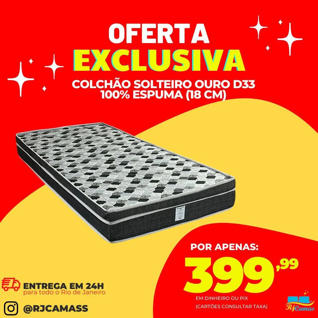 COLCHOES D33 SOLTEIRO CASAL (14/18CM) - Foto 3