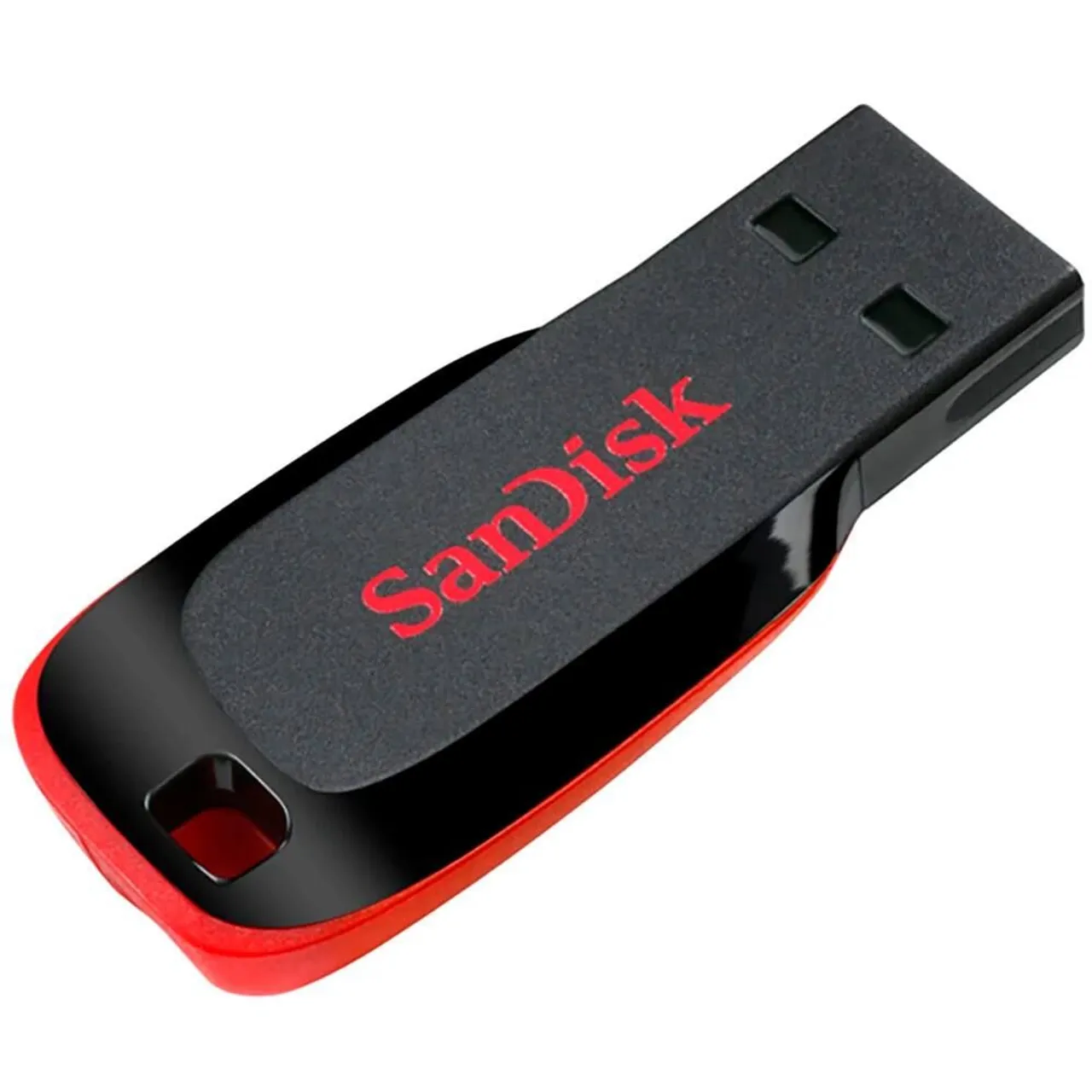 (USADO) Pen Drive 32GB USB 2.0,Cruzer Blade, Preto/Vermelho
