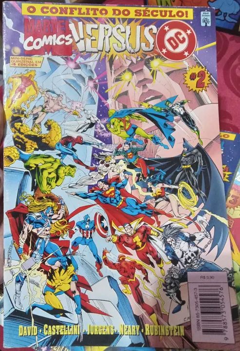 HQs DC Versus Marvel - Edições 1,2, 3, e 4 primeira parte !  - Foto 6