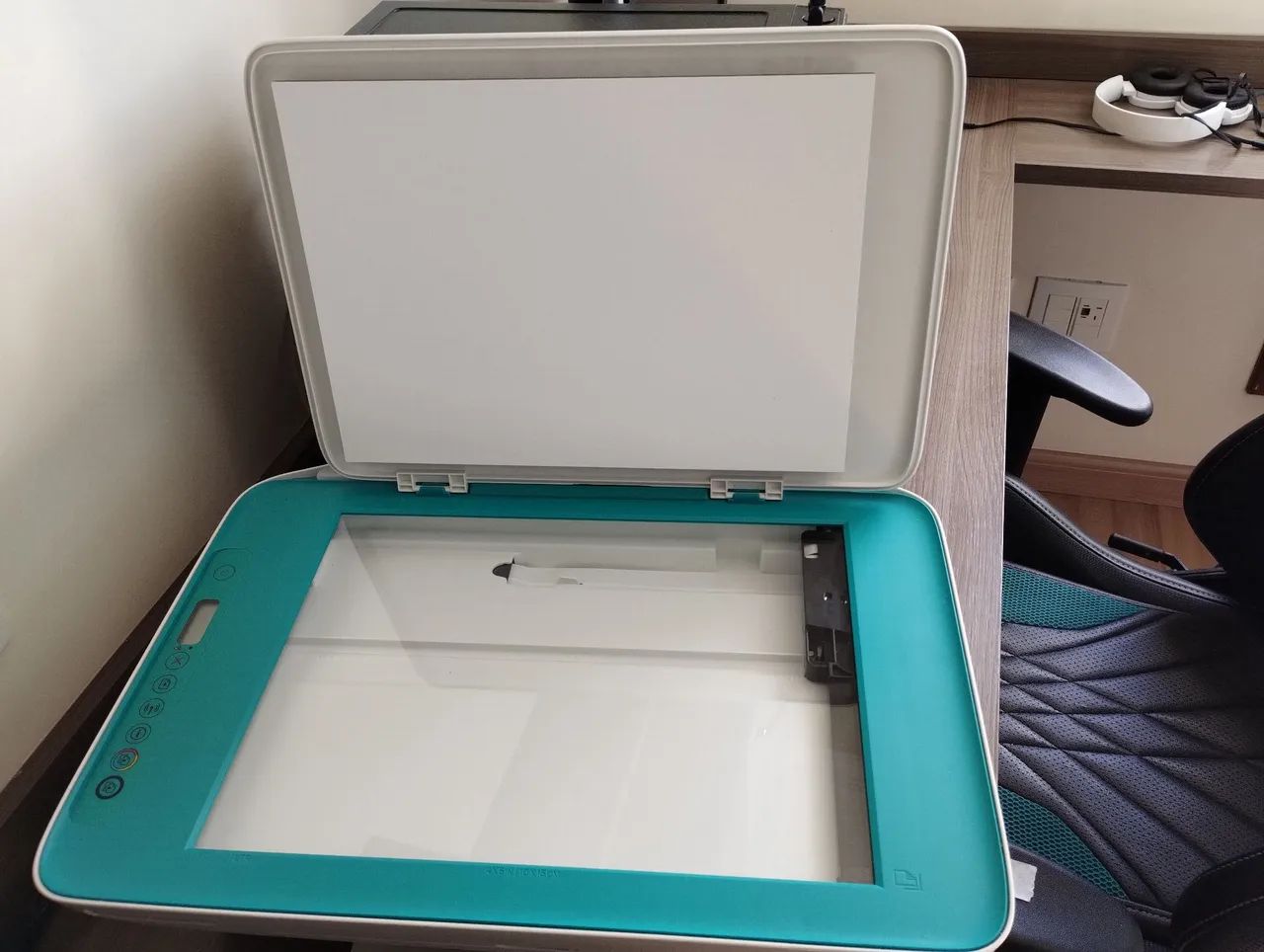 Cartuchos cheios preto e colorido! Impressora HP Ink advantage 2676 - Foto 2