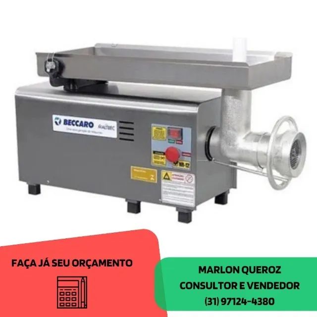 Moedor de Carne Beccaro Boca 22 Novo